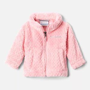 NWT Columbia Youth Fire Side Sherpa FZ- Pink Orchid